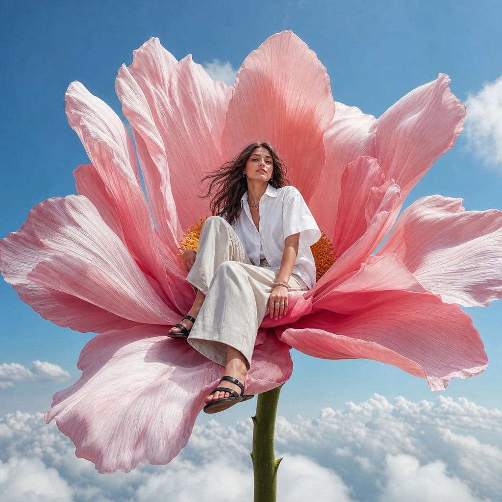 photorealistic high-fashion editorial image, vertical 4:5. A