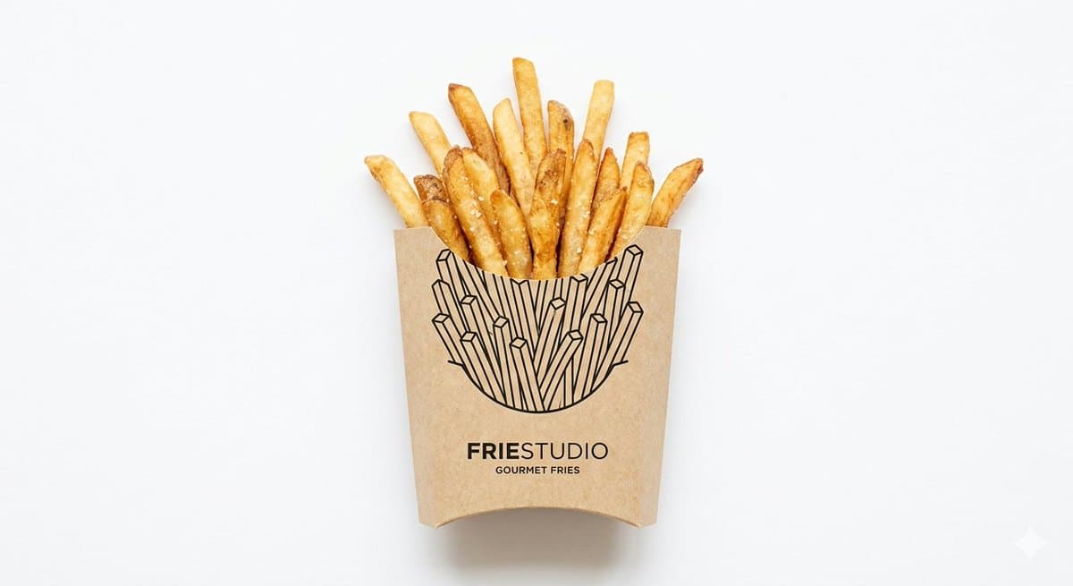 minimal studio shot on pure white background, real [Food Nam