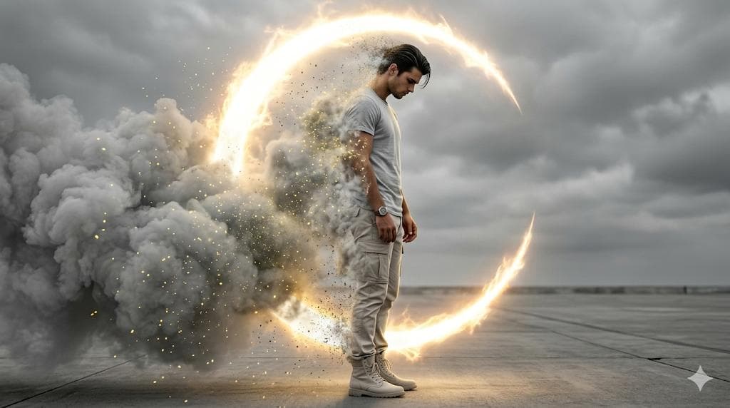 Create an ultra-realistic, cinematic 8K image with high-cont