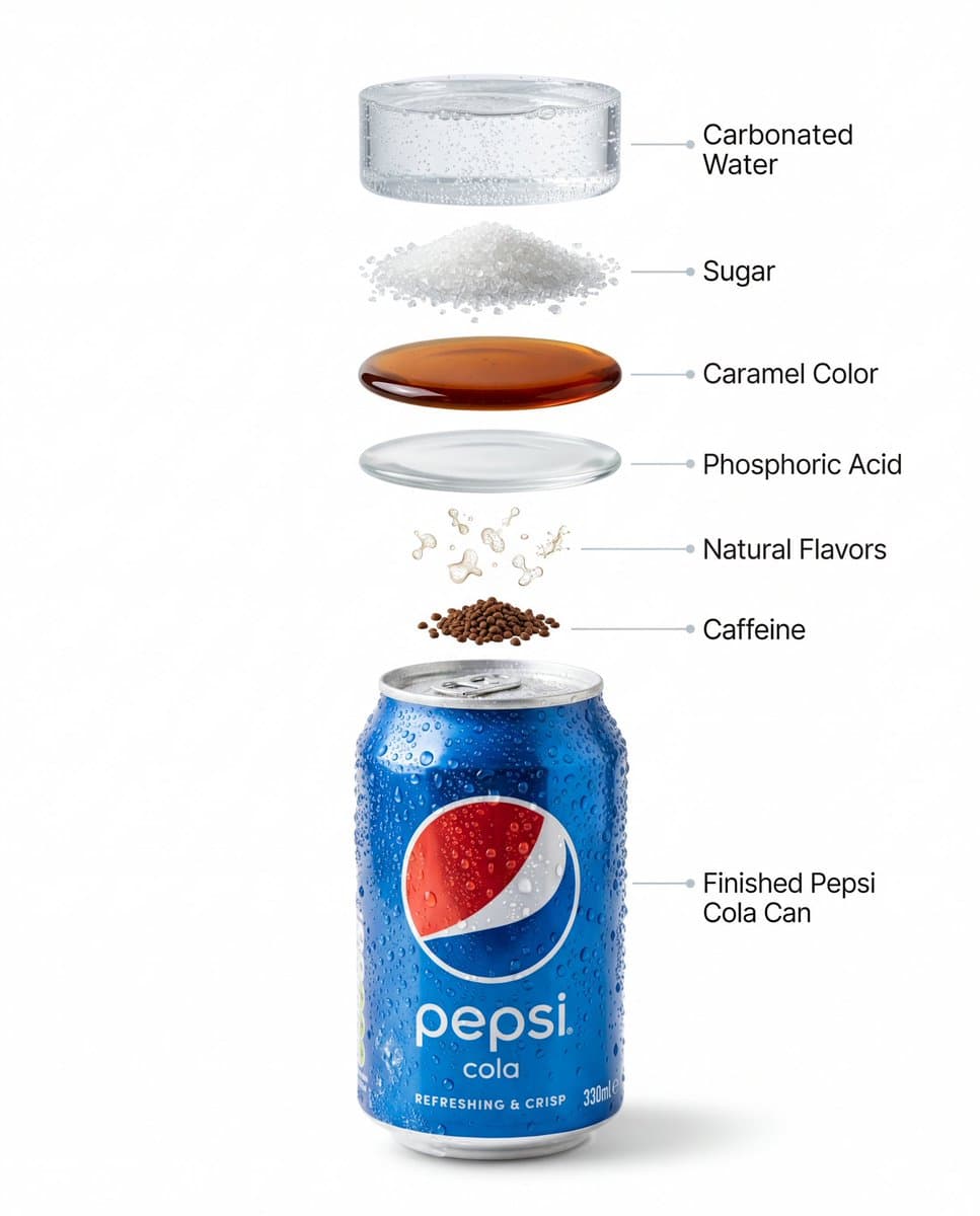 High-quality professional product photography of a chilled P