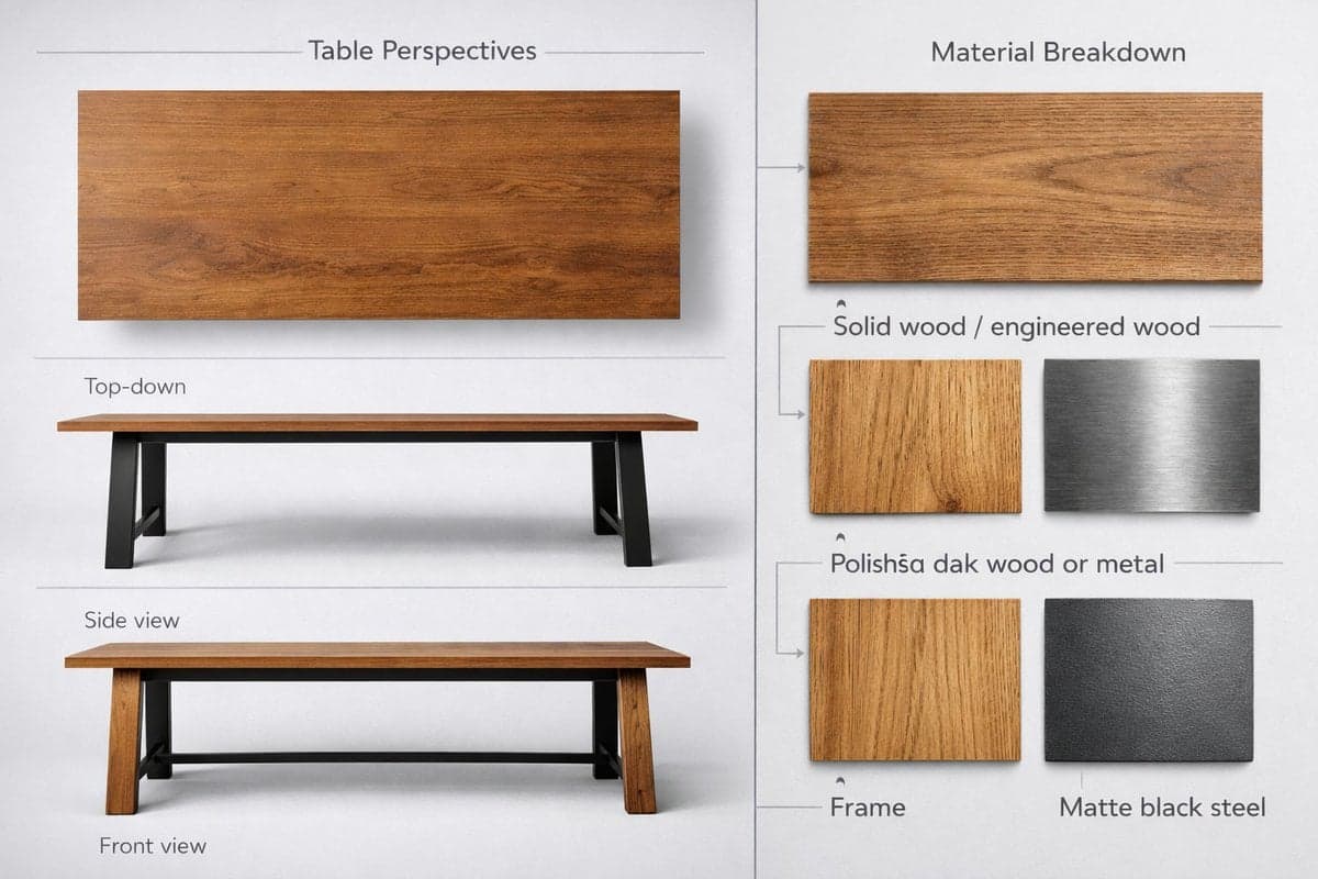 {
"objective": "Create a detailed product showcase image o