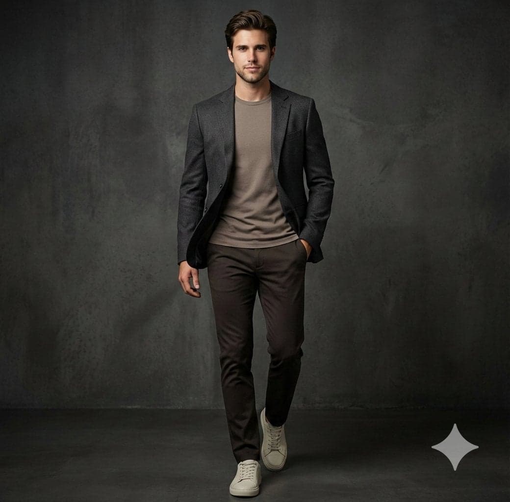 Ultra-realistic studio portrait of a man matching the refere