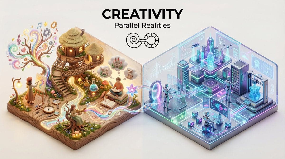 “Present a clear, 45° top-down isometric miniature 3D split
