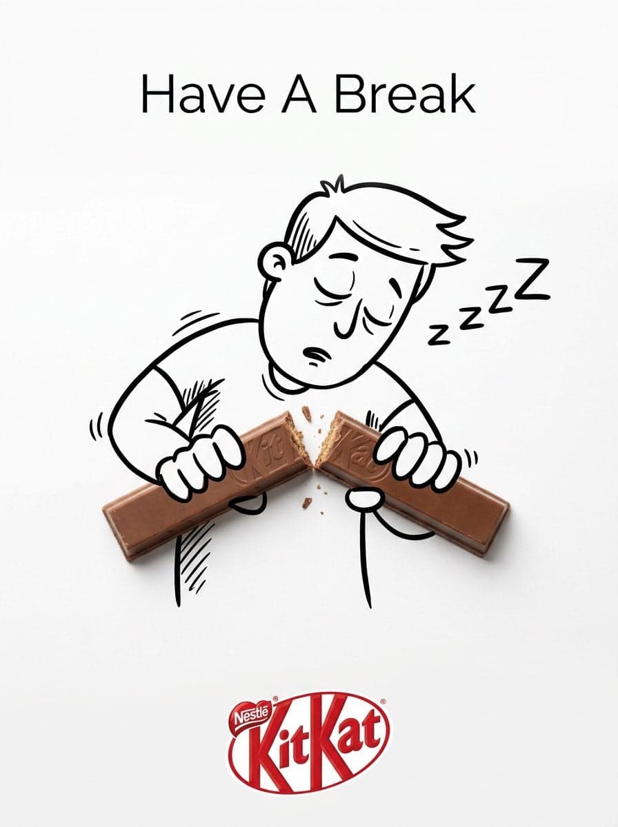 “Creative composite brand advertisement, 3:4 vertical aspect