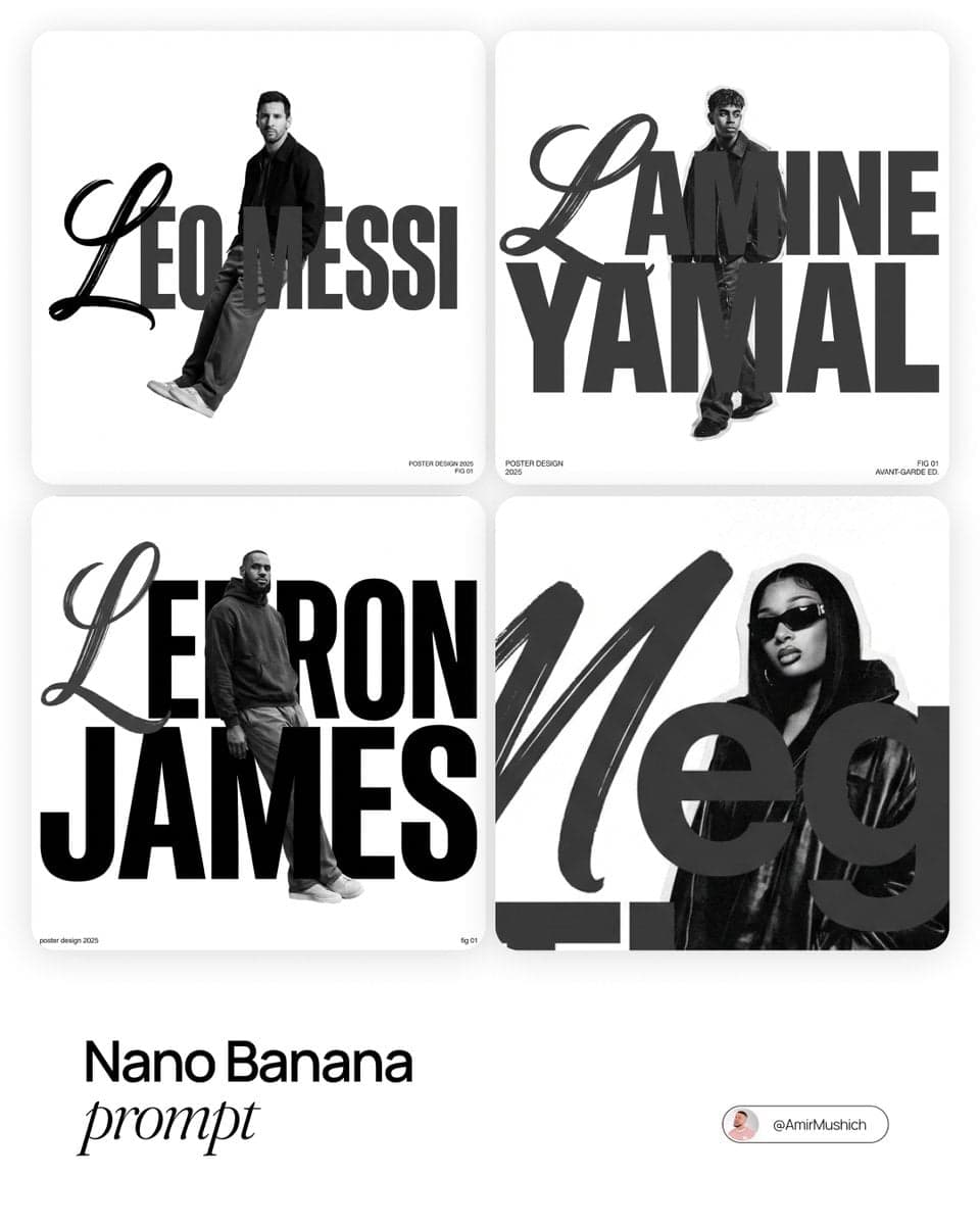 [PERSON NAME]. Act as a graphic designer creating a minimali