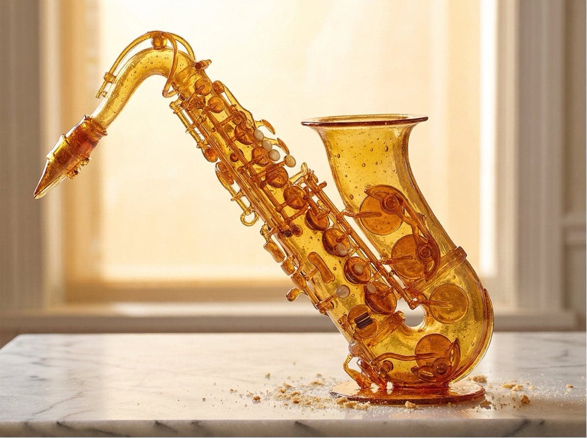 A [PRODUCT] rendered as if built entirely from pulled and bl