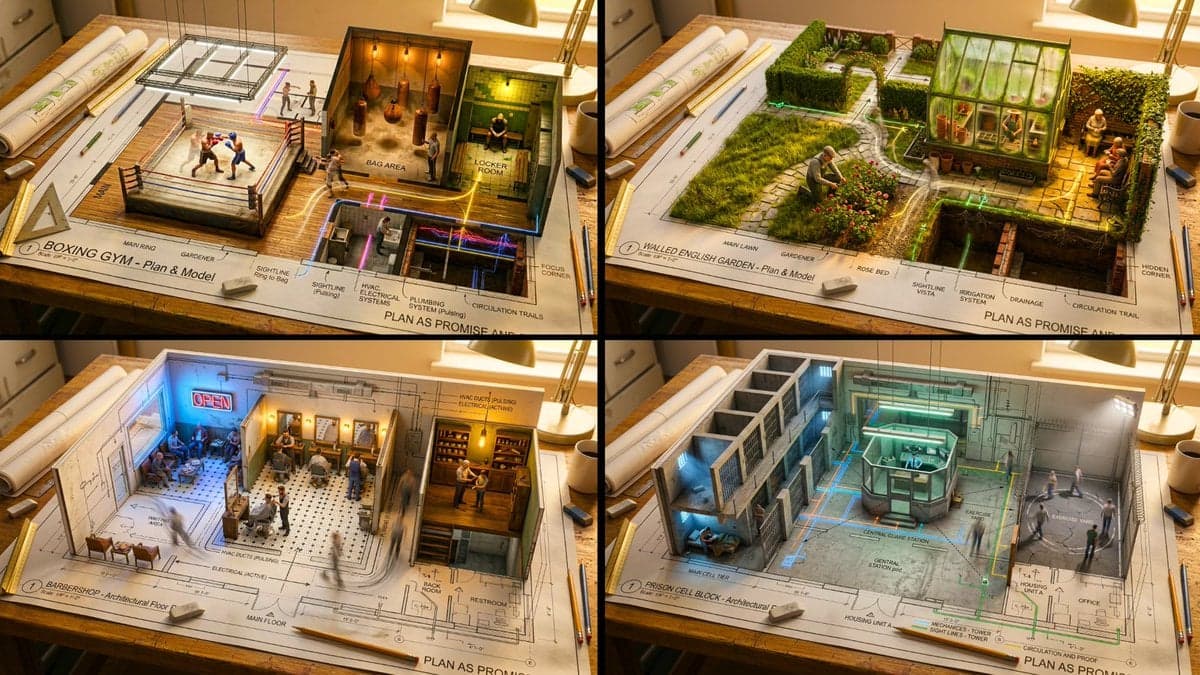 An architectural floor plan of a [LOCATION] spread across a 