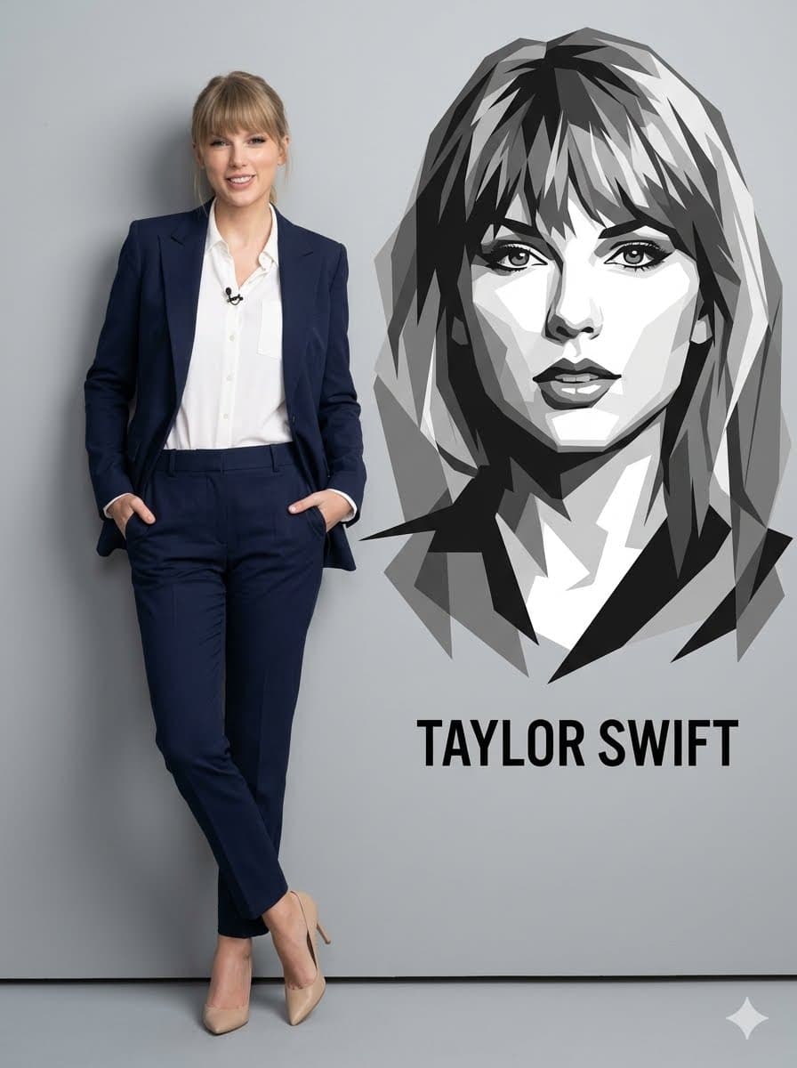 Ultra-realistic full-body portrait in 4K of the same woman f