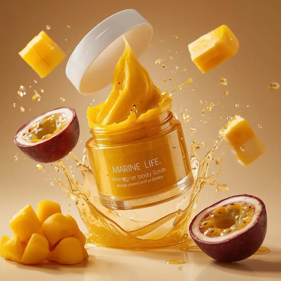 A hyperrealistic premium product photography scene of a tran