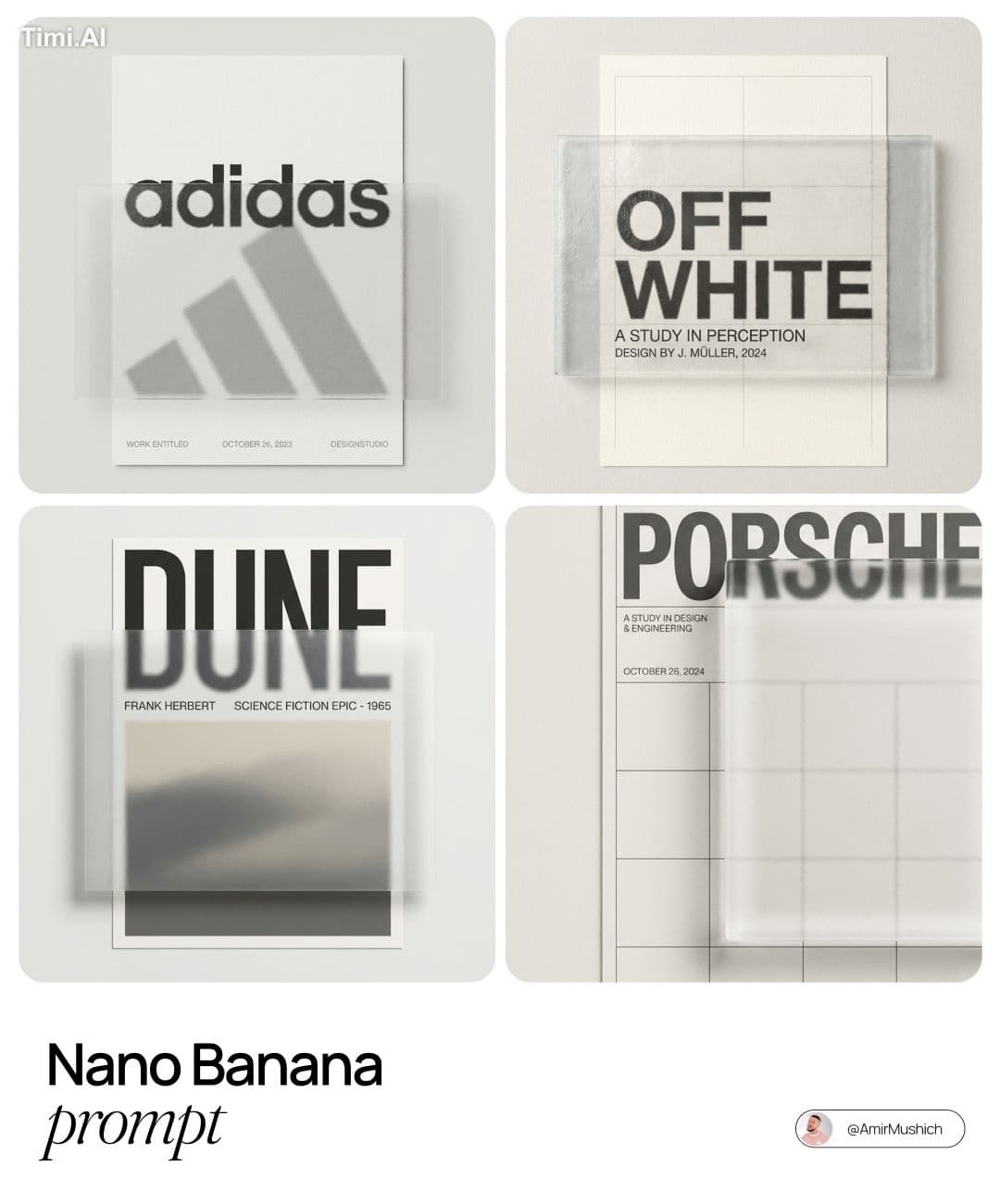 A minimalist Swiss Design poster for the work entitled "[TIT