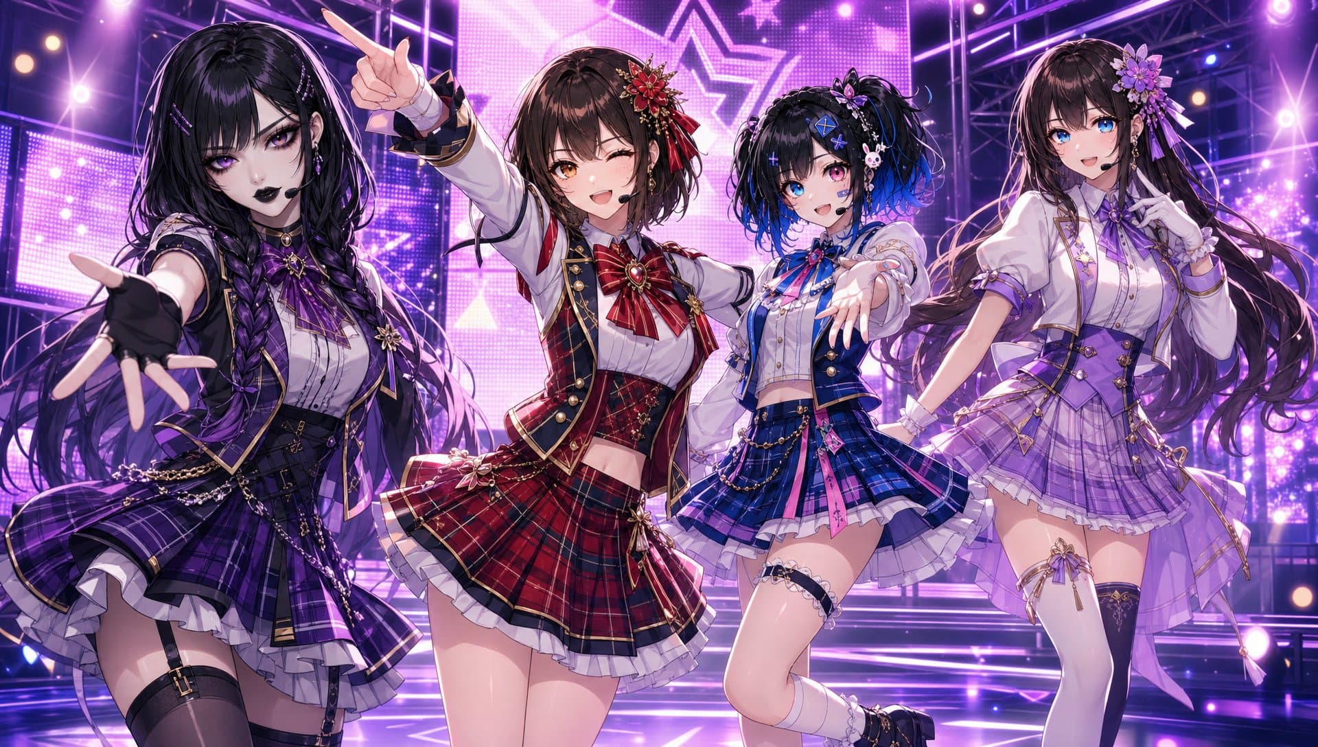 J-POP IDOL STAGE 🎤✨💜💚
This idea credit goes to @Enter2cr