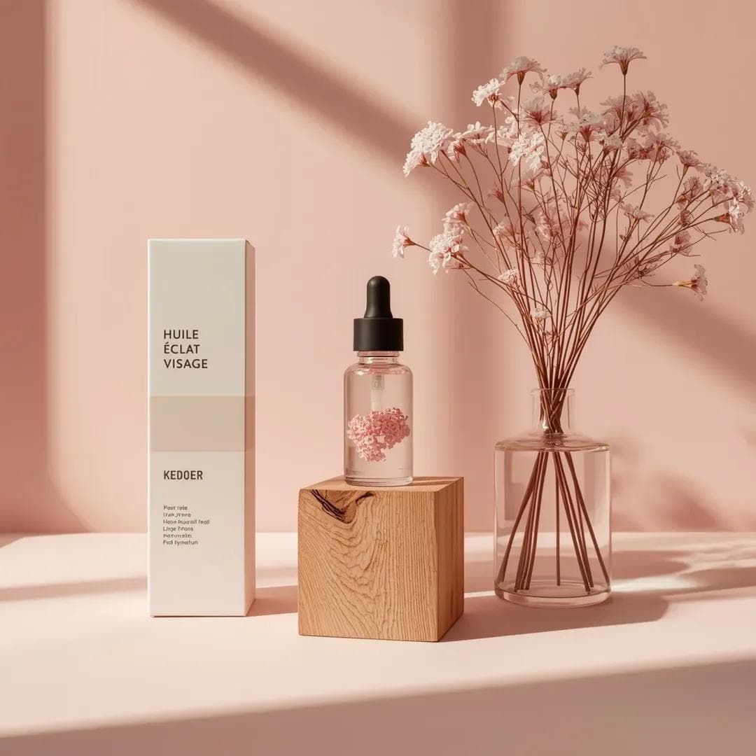 Ultra-realistic minimalist studio product photography of a s