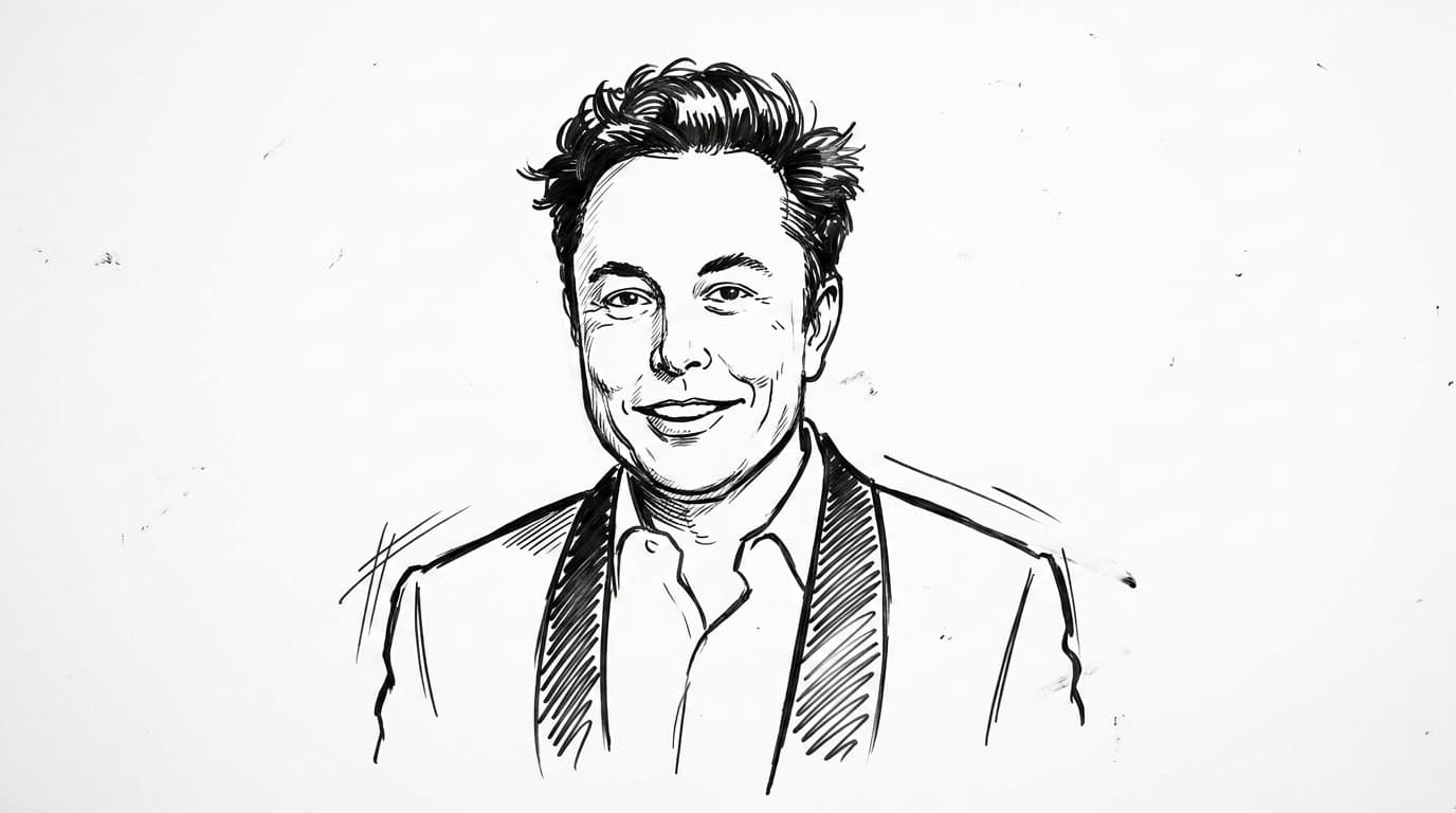 clean whiteboard animation style illustration of the person