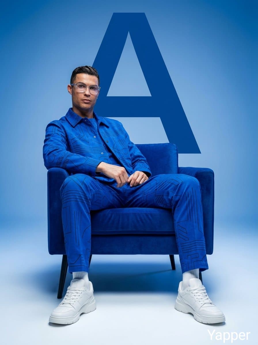 Minimalist fashion studio photoshoot featuring stylish peopl