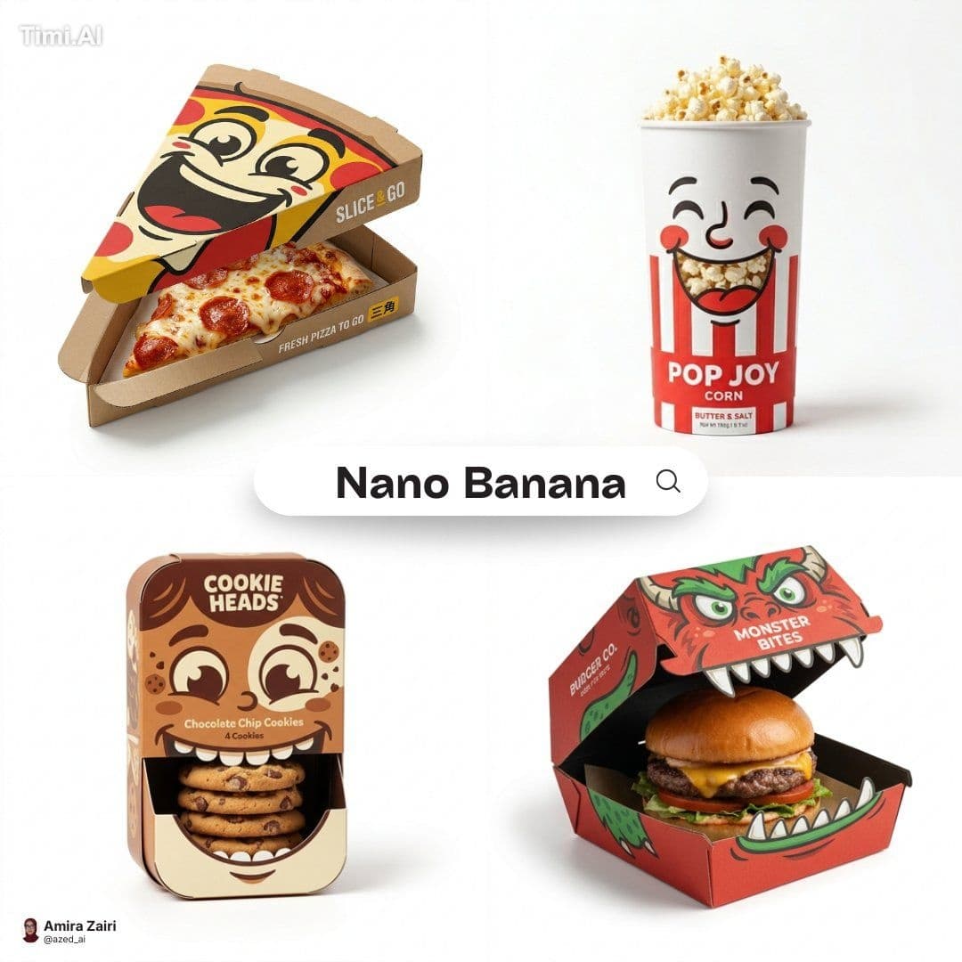 Playful concept packaging design for [product name], box str