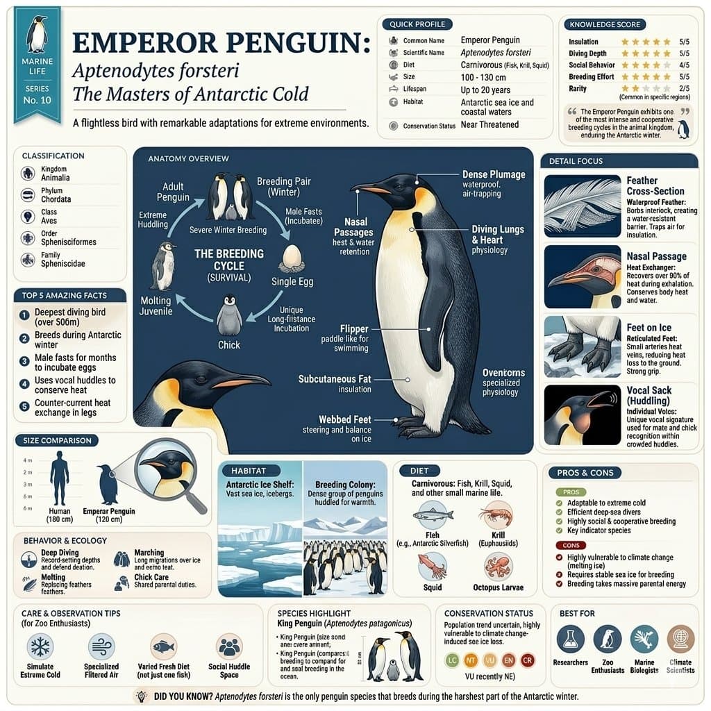 A high-quality educational infographic for [ANIMAL NAME] in 