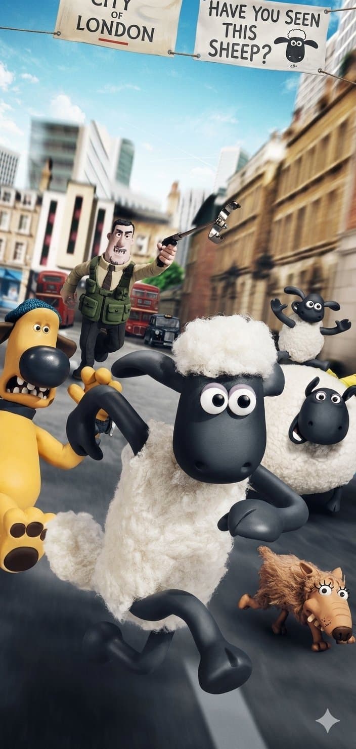 A high-energy 3D claymation-style movie poster featuring Sha
