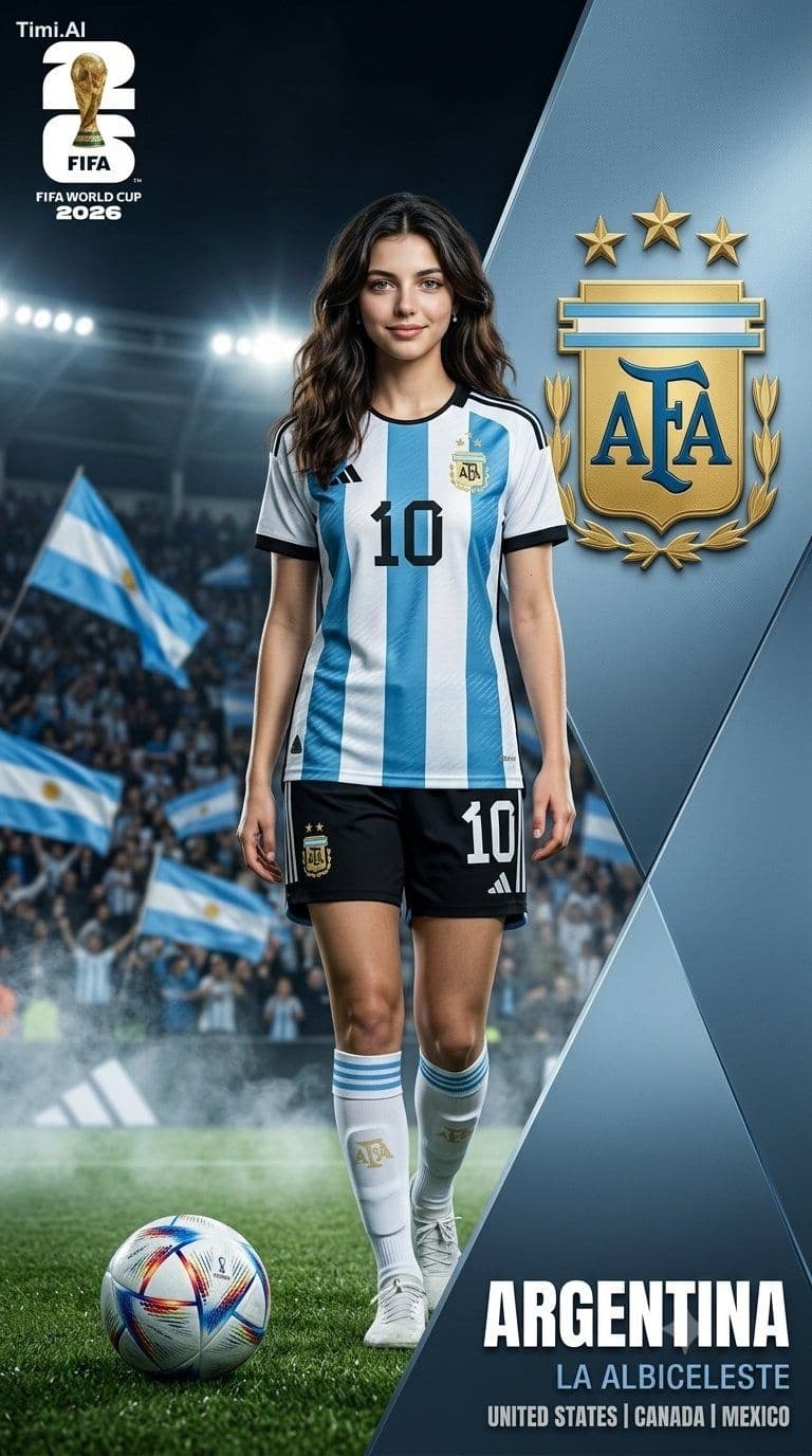 A premium, ultra-realistic sports poster for the FIFA World 