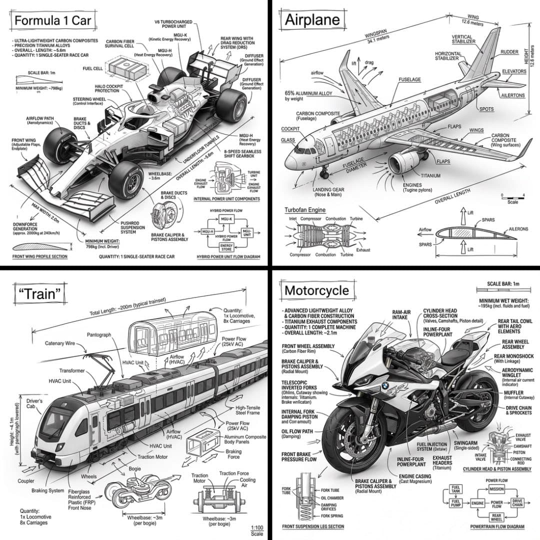 Simply replace [VEHICLE]:✨

“Create an infographic image of 