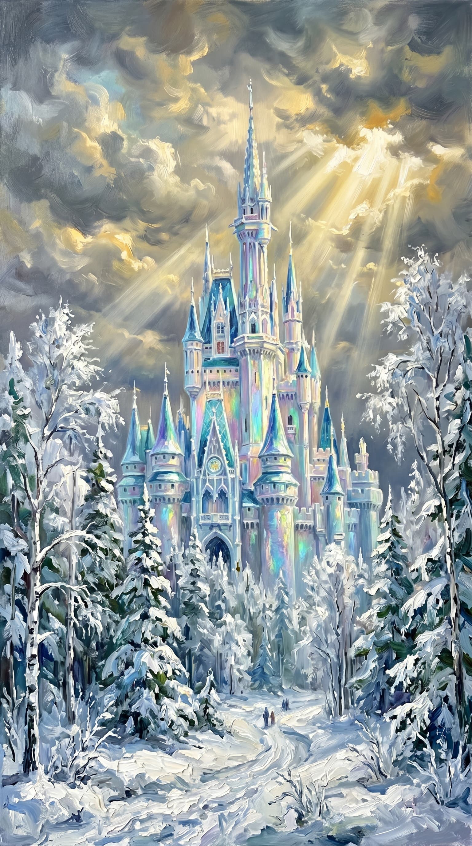 A breathtaking, high-fantasy digital painting of a majestic