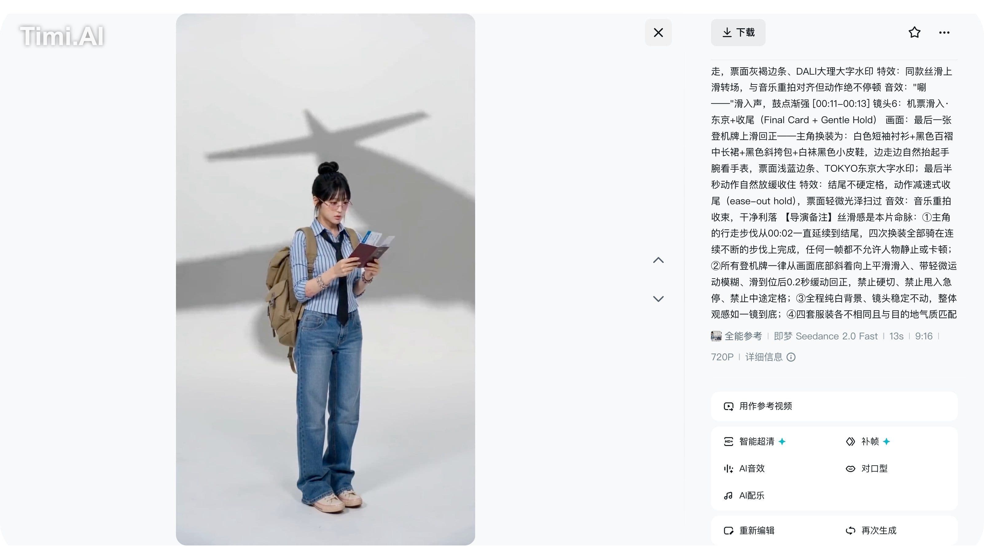 【风格】写实时尚广告风（fashion editorial），纯白无限背景（infinite white backdro