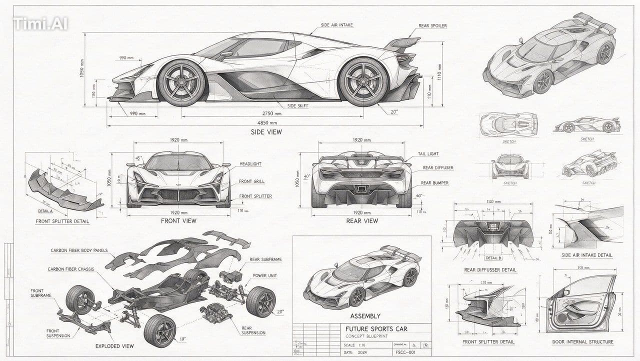 the quiet skill in the blueprint: grayscale tonal discipline
