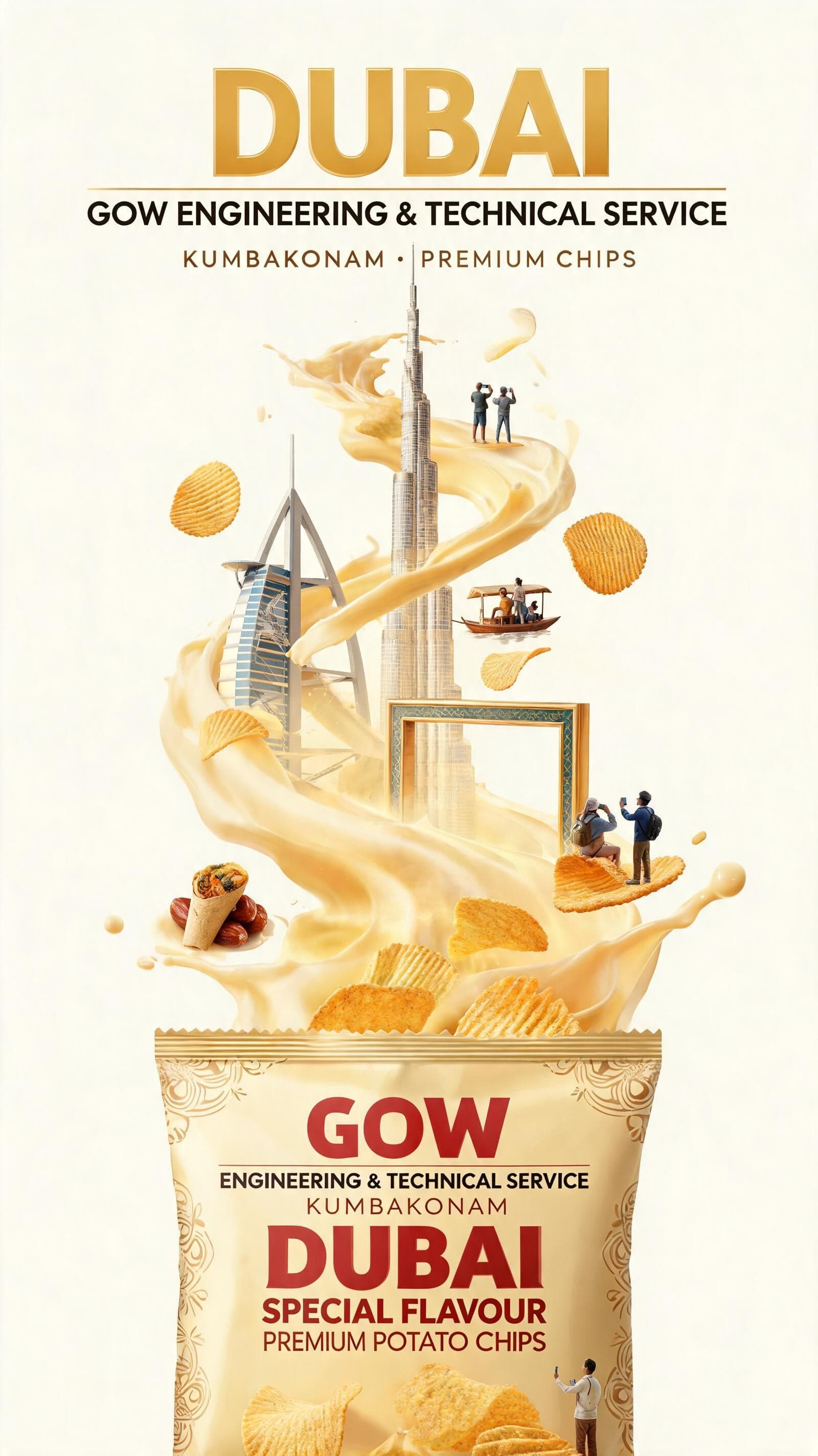 Ultra-detailed premium travel-food advertisement poster for 