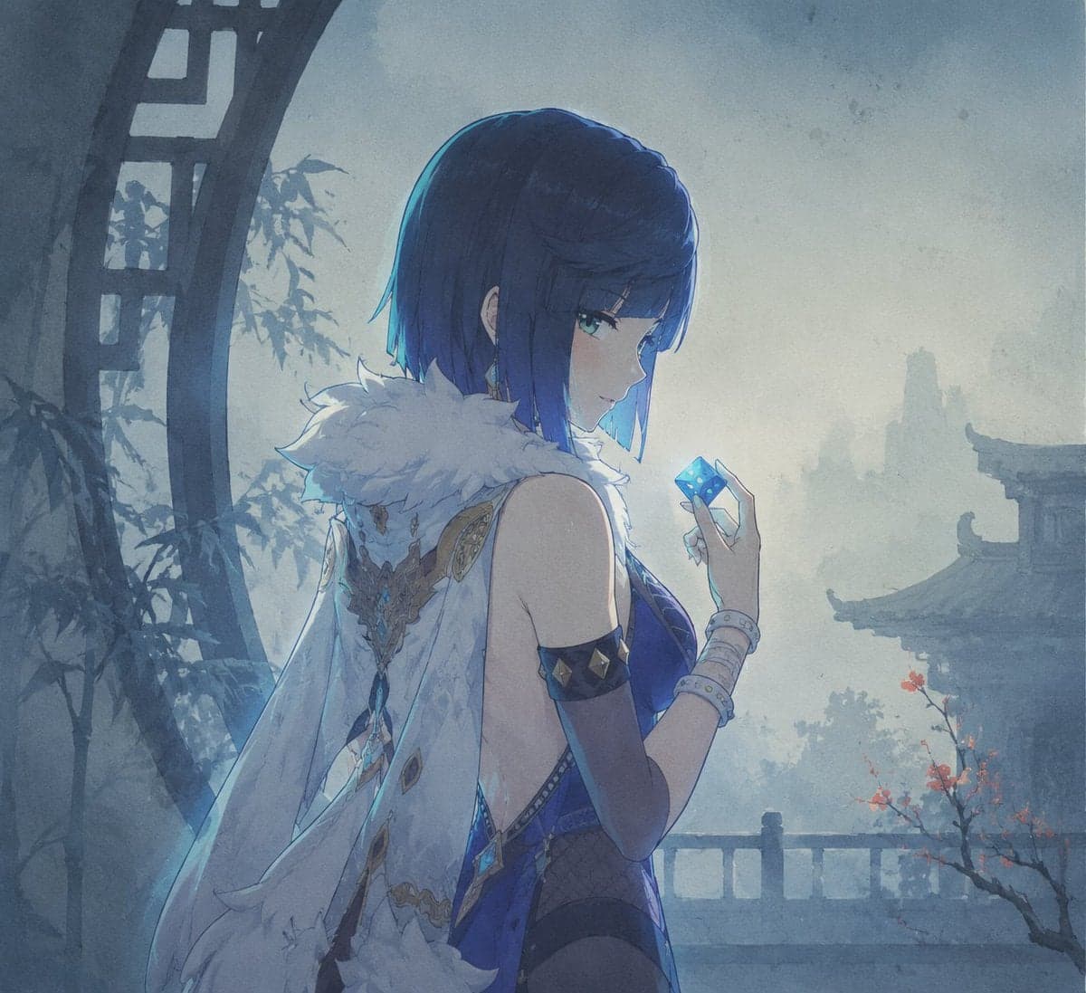 以“雾釉赛璐璐动画风”创作一张 2D 手绘动画分镜画面。

画面主体是[主体]，正在[动作/情绪]，处于[场景]中。整体