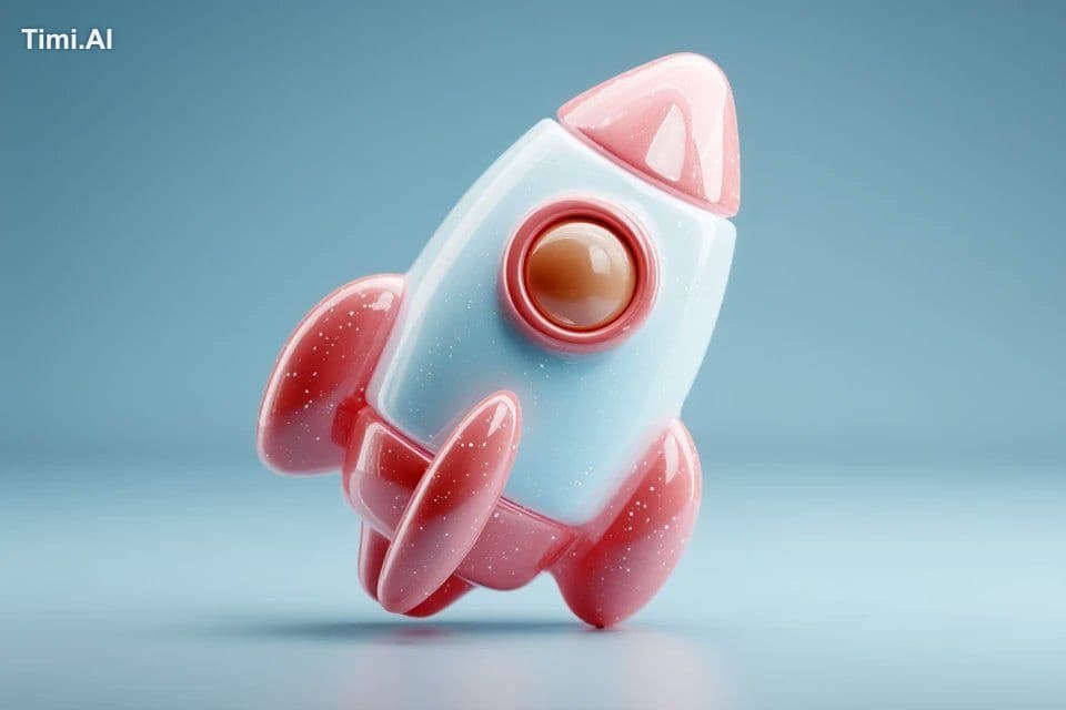 A claymorphic 3D of an [object], designed with soft, bouncy 
