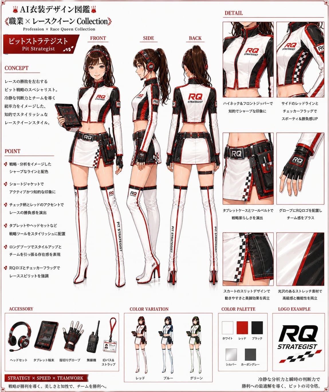 ✨「職業 × レースクイーン」Collection ✨
Pit Strategist Race Queen
Master