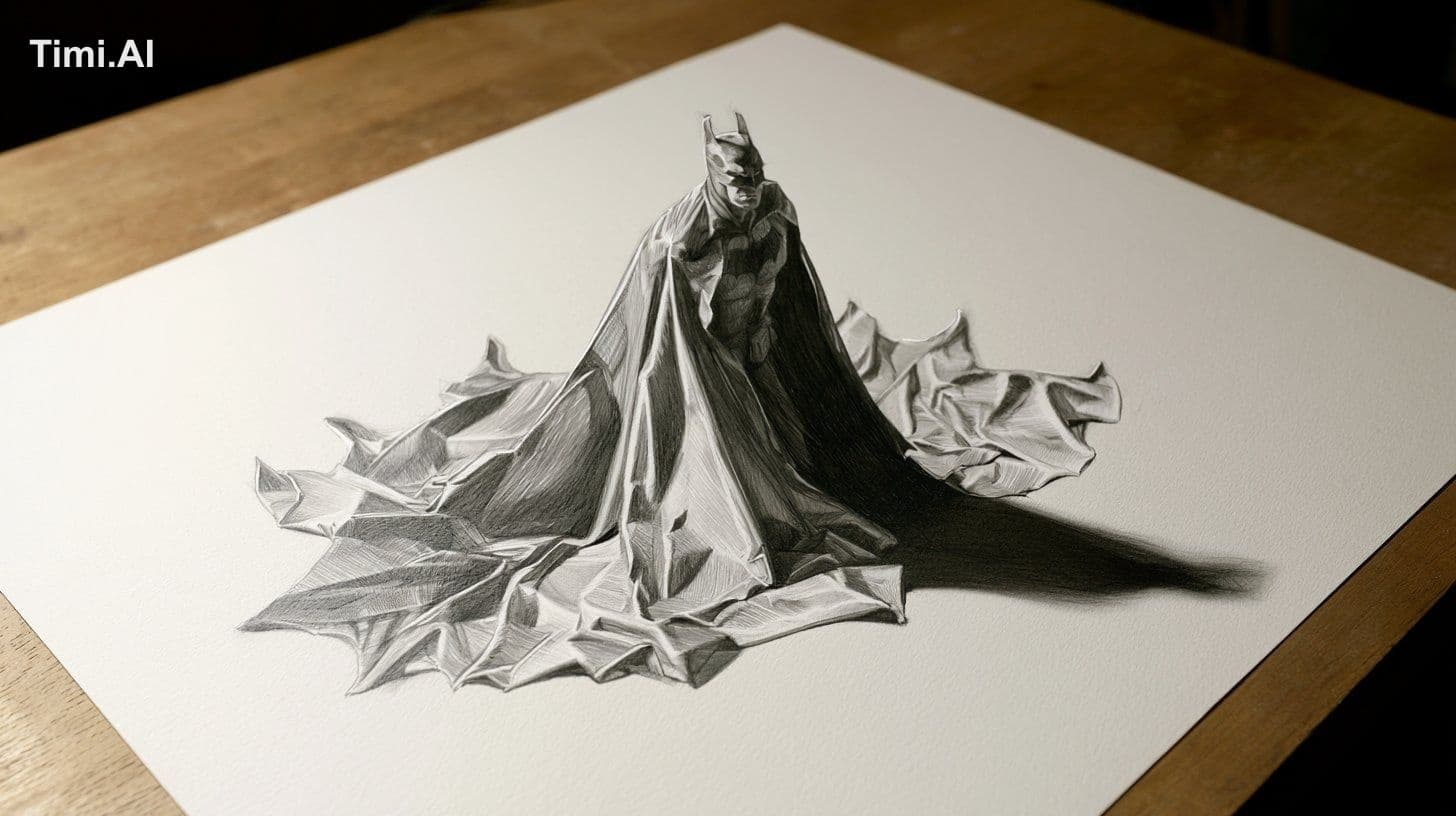 three-dimensional drawing of an [character / creature / obje