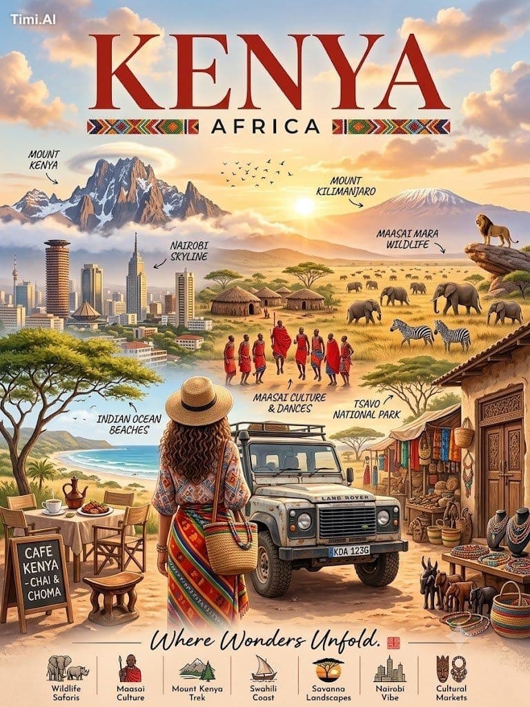 Create a luxury ultra-realistic travel poster inspired by vi