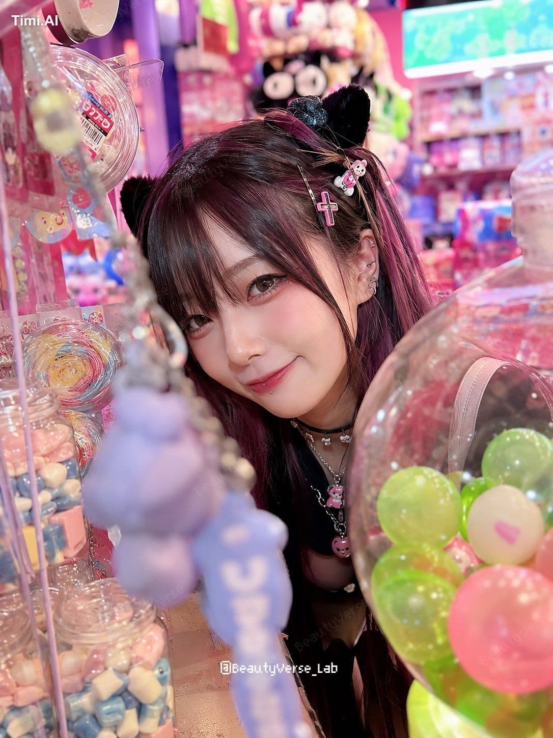 あなたの人物に、この可愛くてカラフルなキャンディのような効果を適用できます✨
使い方:
1.適用したい人物画像を用意