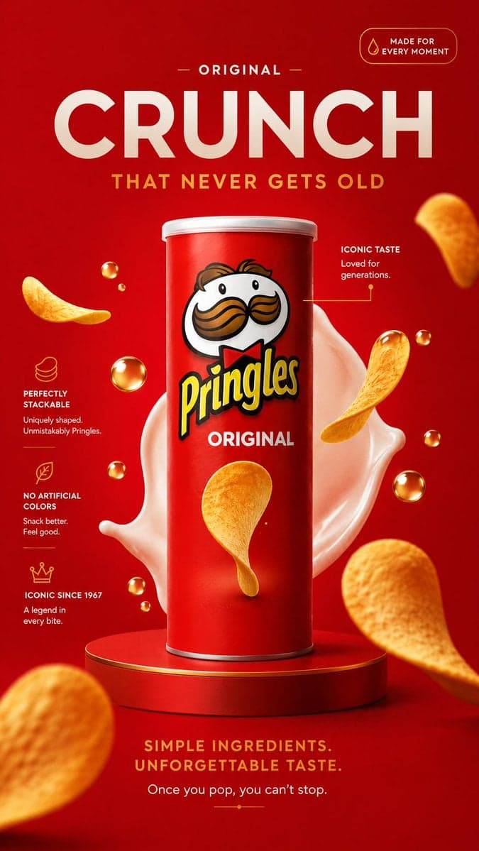 Using the uploaded product image as the exact reference, cre