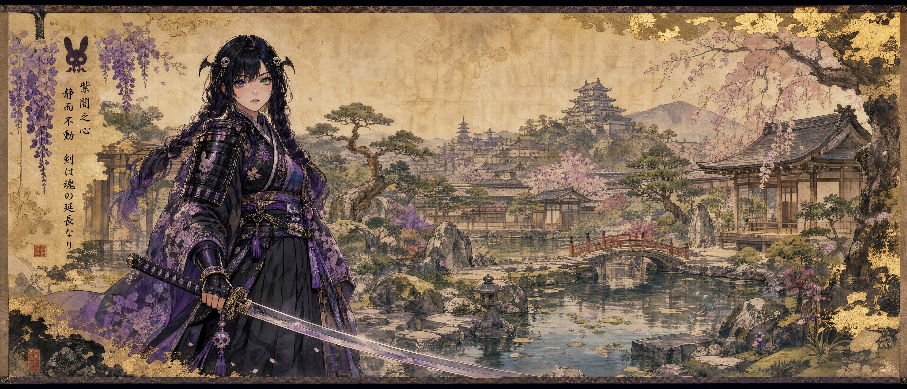 SAMURAI SCROLL TAPESTRY ⚔️🎴💜💚

Today’s Prompt of the Day 