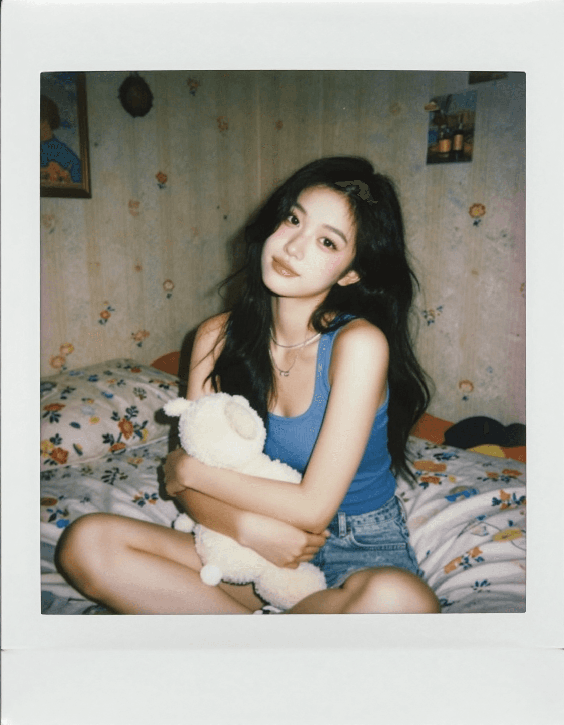 Shot with an authentic Instax Mini photo but with NO visible