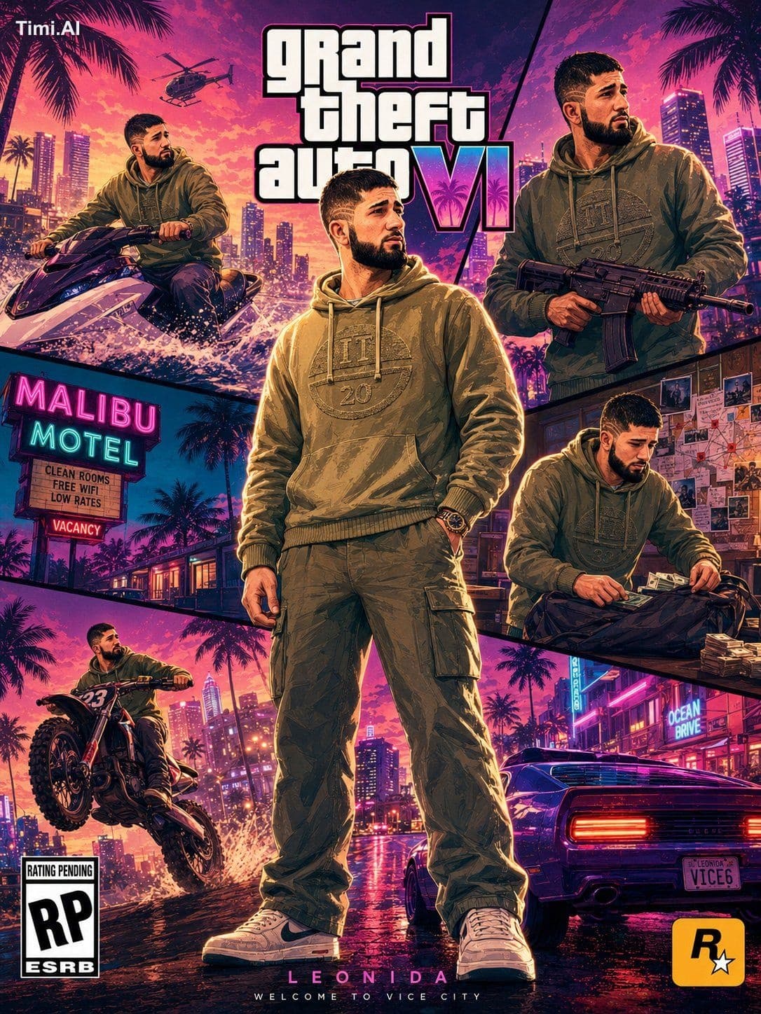 Convert this image into a 3:4 official GTA VI-style game pos
