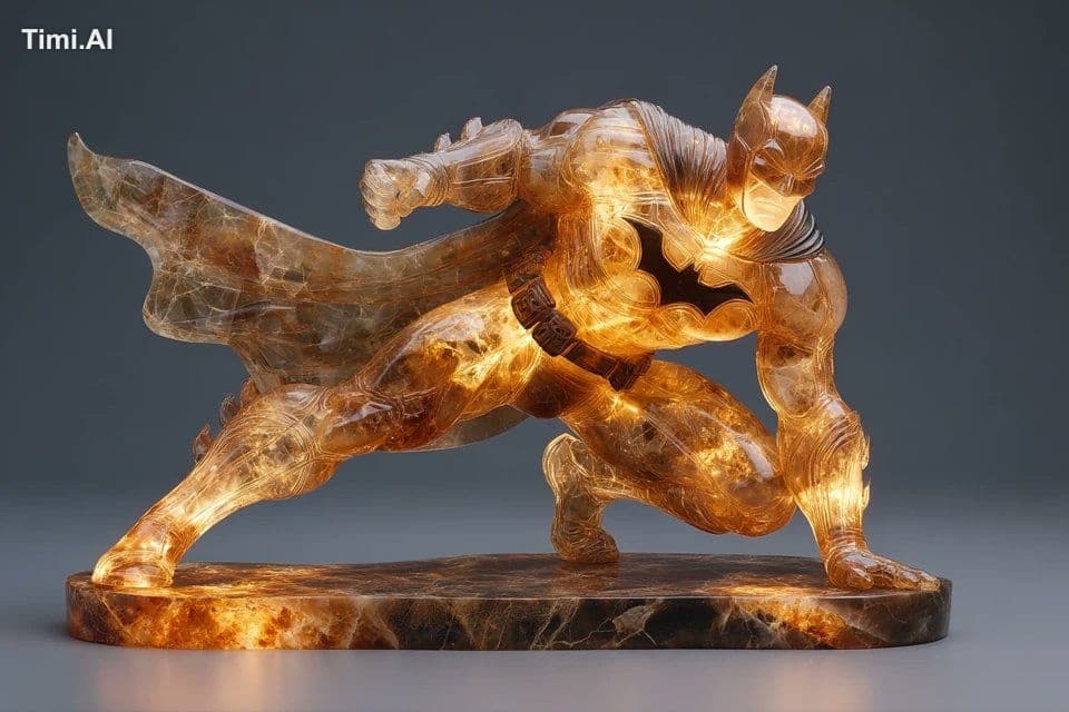 A 3D sculpture of a [subject], intricately crafted from foss
