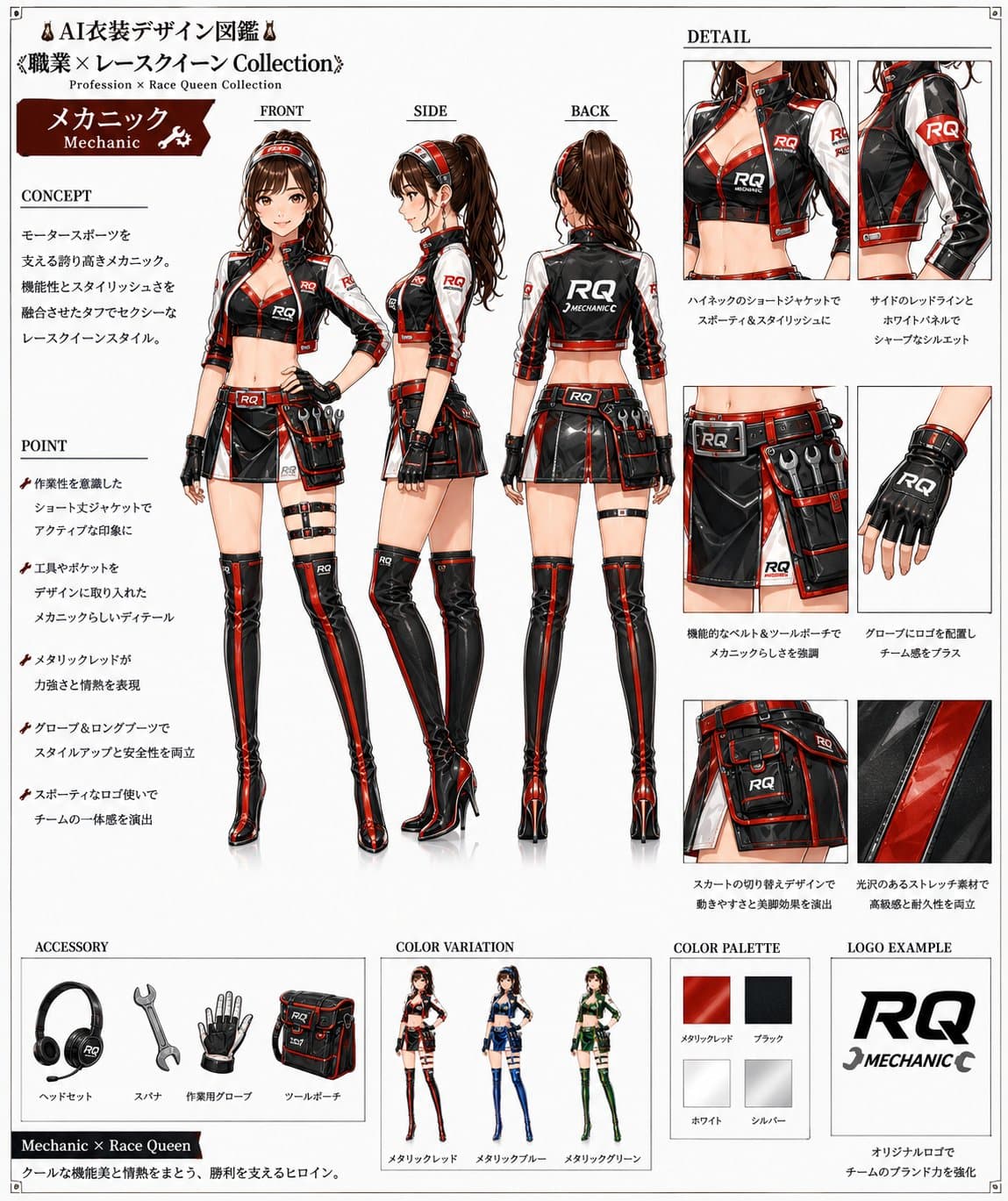 ✨「職業 × レースクイーン」Collection ✨
Mechanic Race Queen
Professional