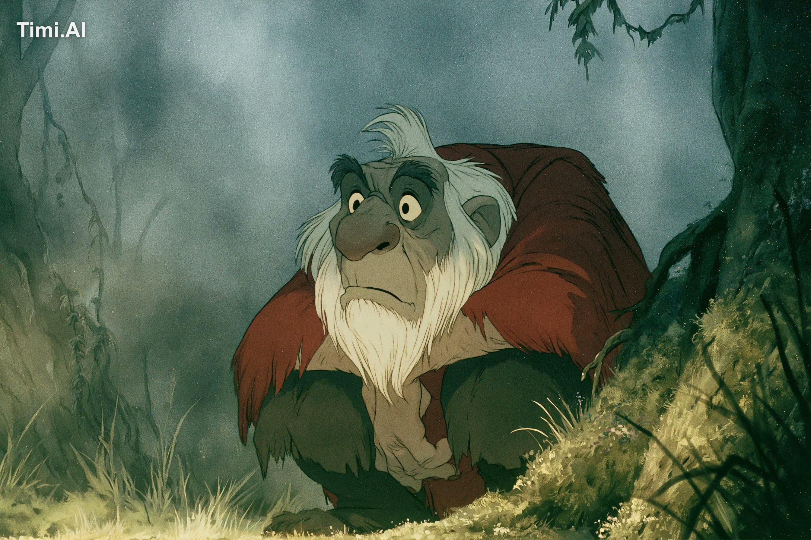Retro cel animation style, [subject] in a [setting], hand-pa