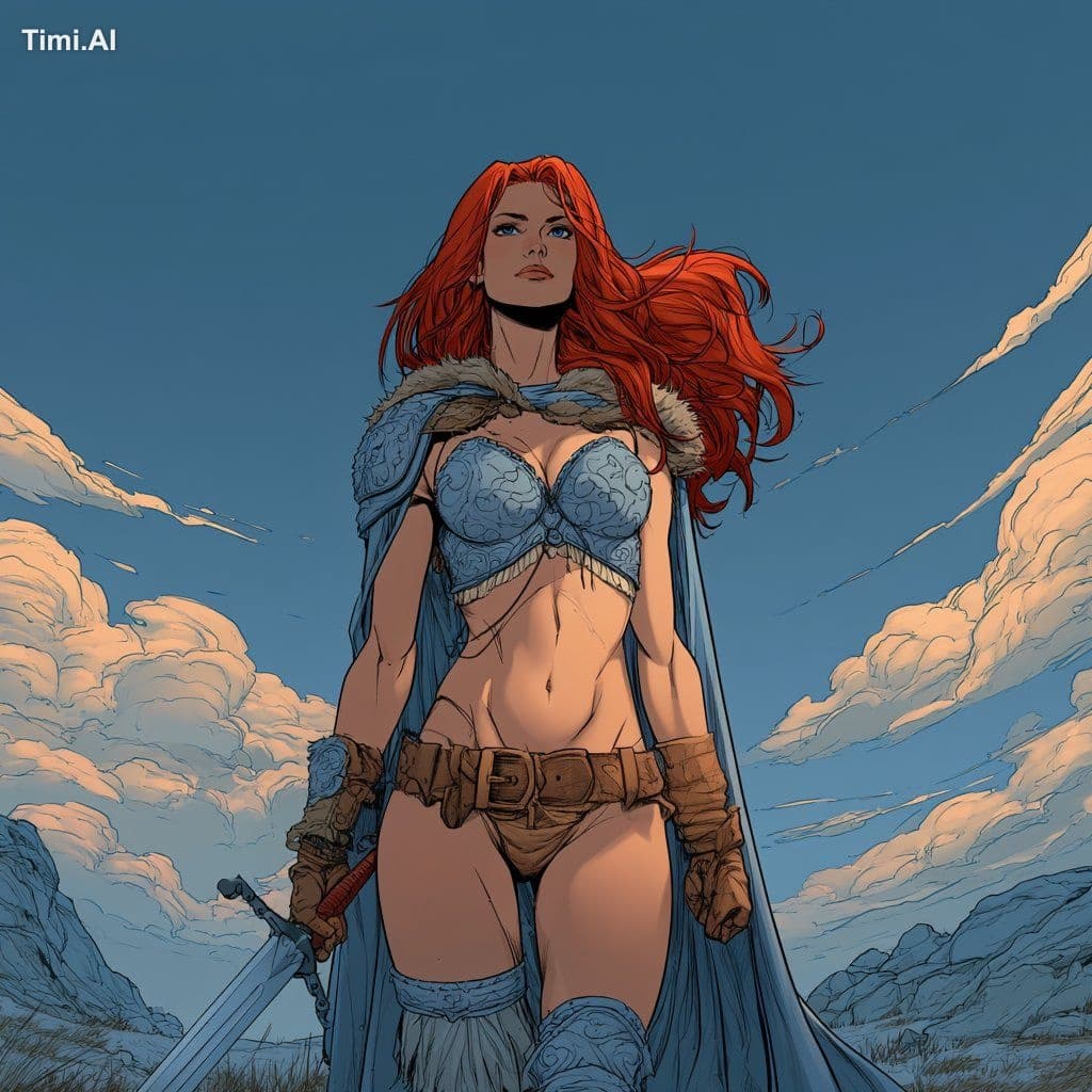 A premium comic-inspired illustration style that blends clea