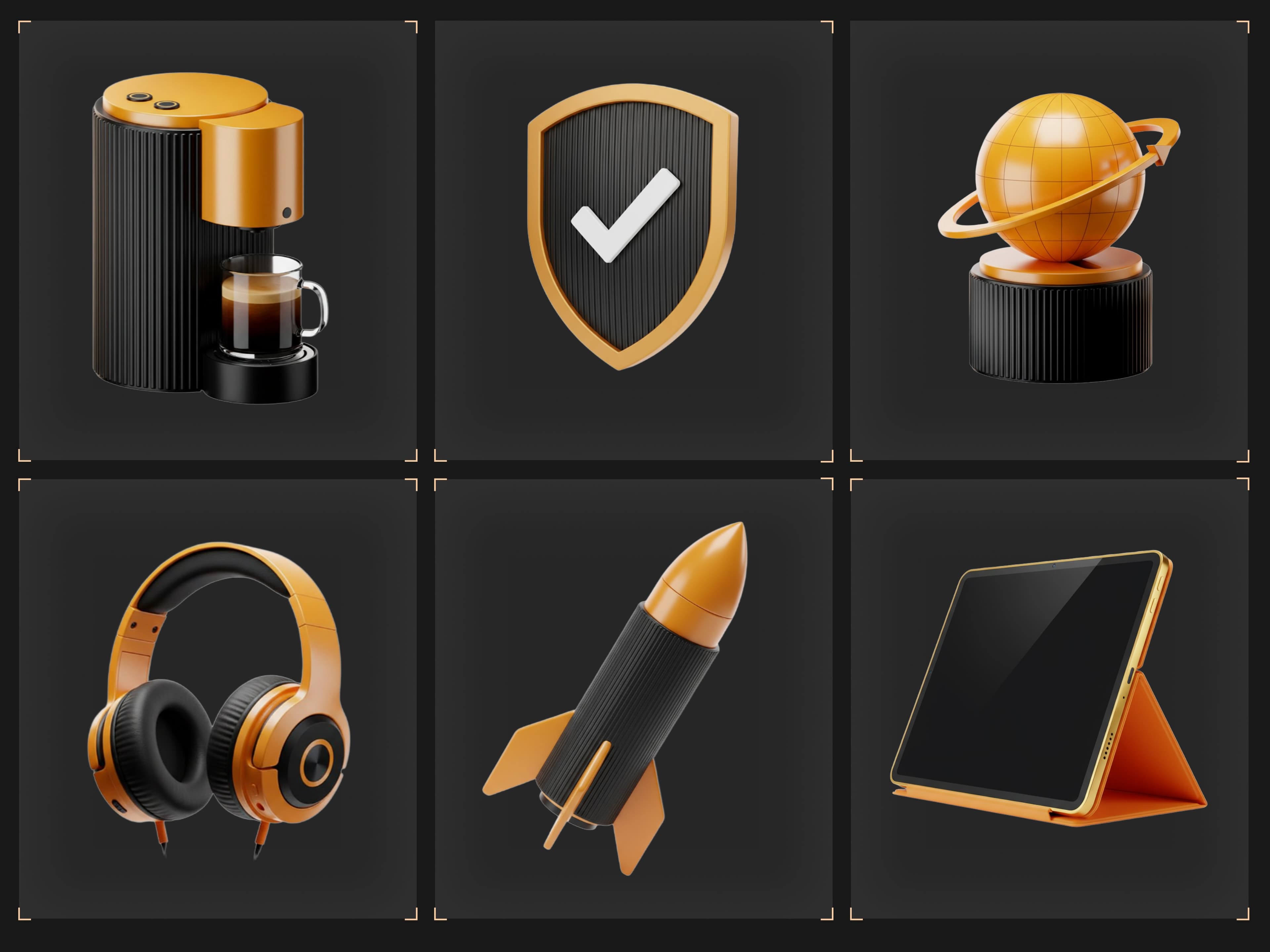 Generate a 3D icon of a rocket using the attached reference 