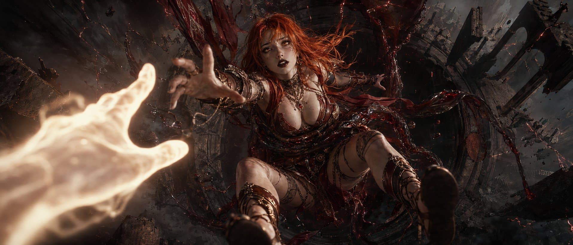 Create a hauntingly beautiful, ultra-photorealistic cinemati