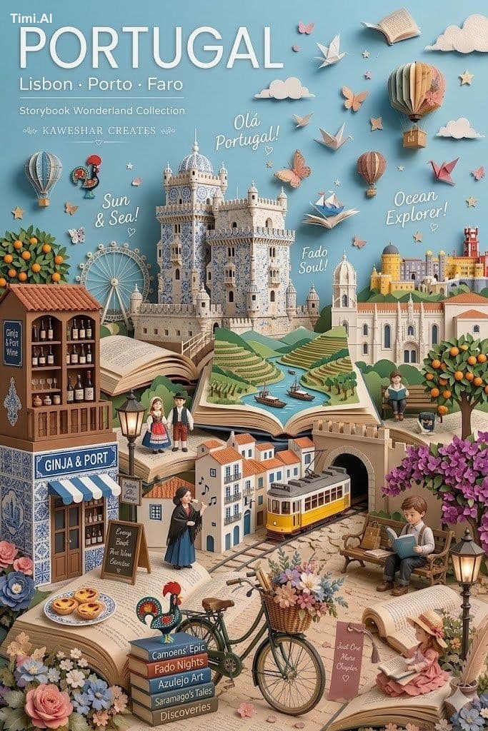 Create a highly detailed 3D papercraft and pop-up book style