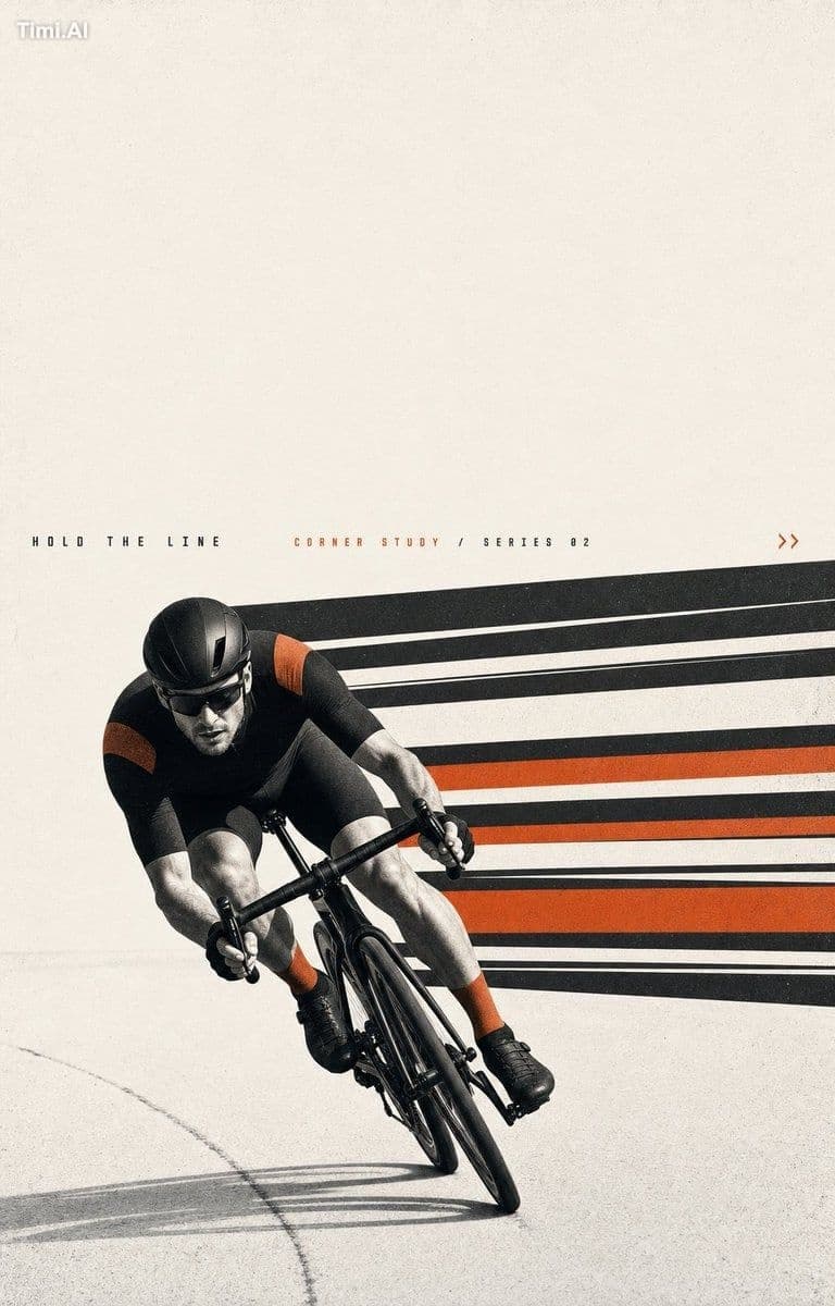 {
"style_name": "Minimal Grain Speedline Sports Poster",