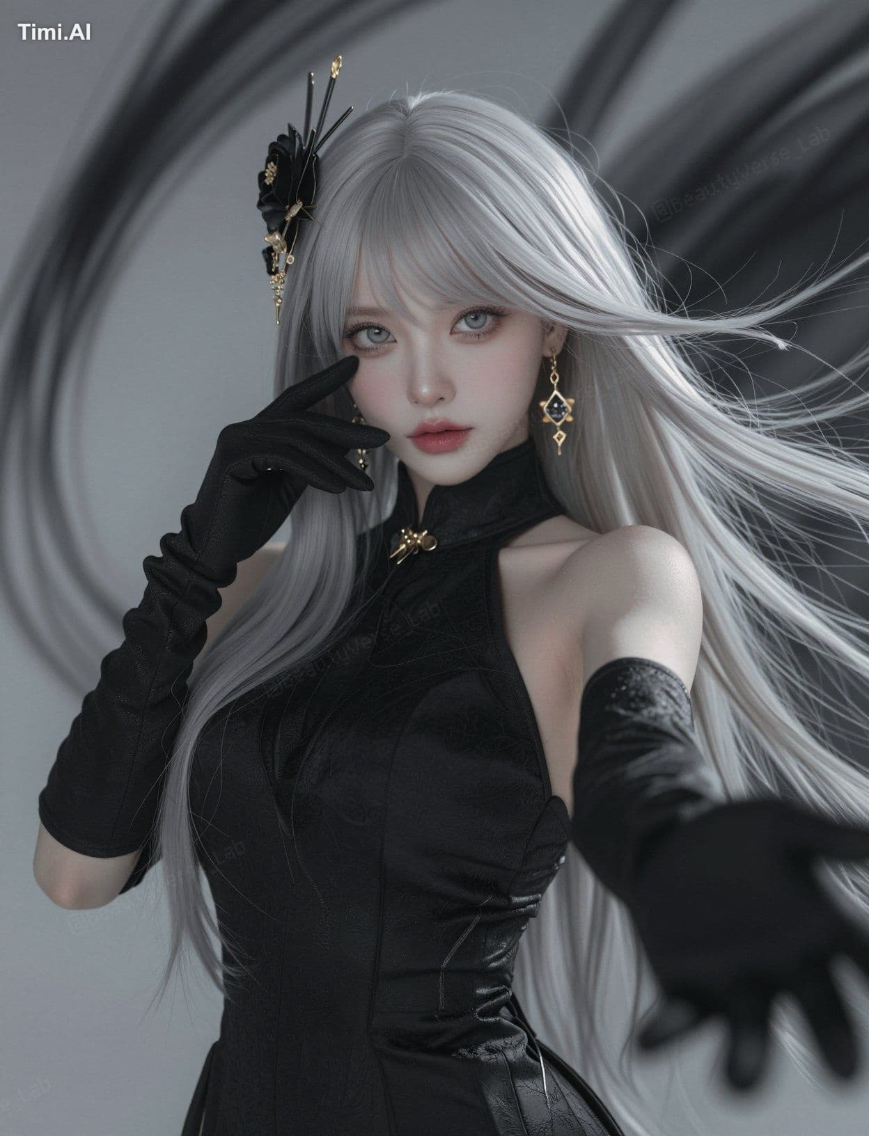 A highly photorealistic, ultra-realistic dramatic portrait o