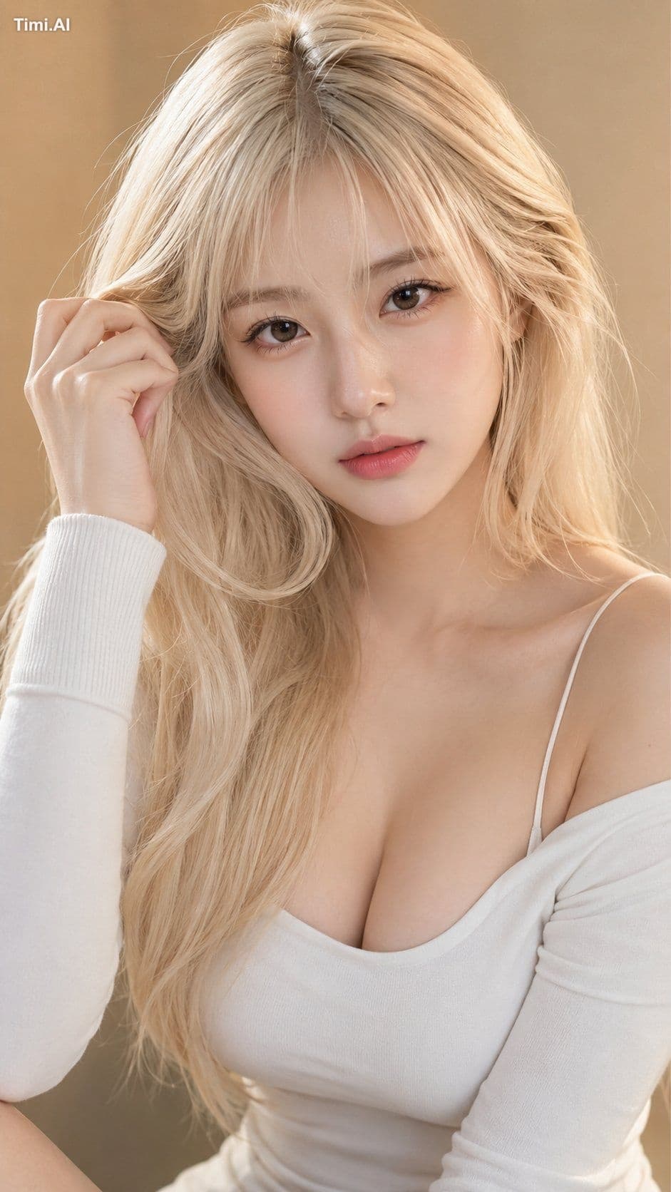 Right click is the only password.

adult East Asian woman in