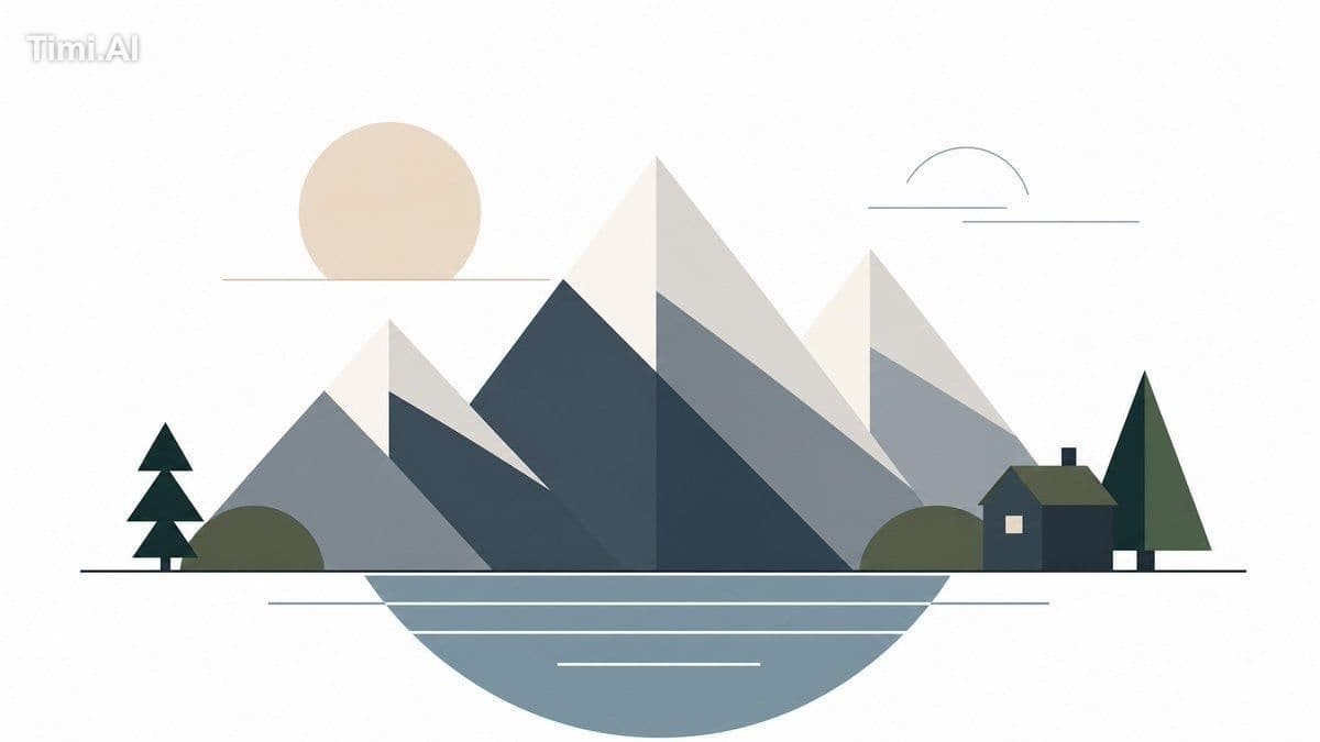 Depict [Subject] using only simple geometric forms – circles