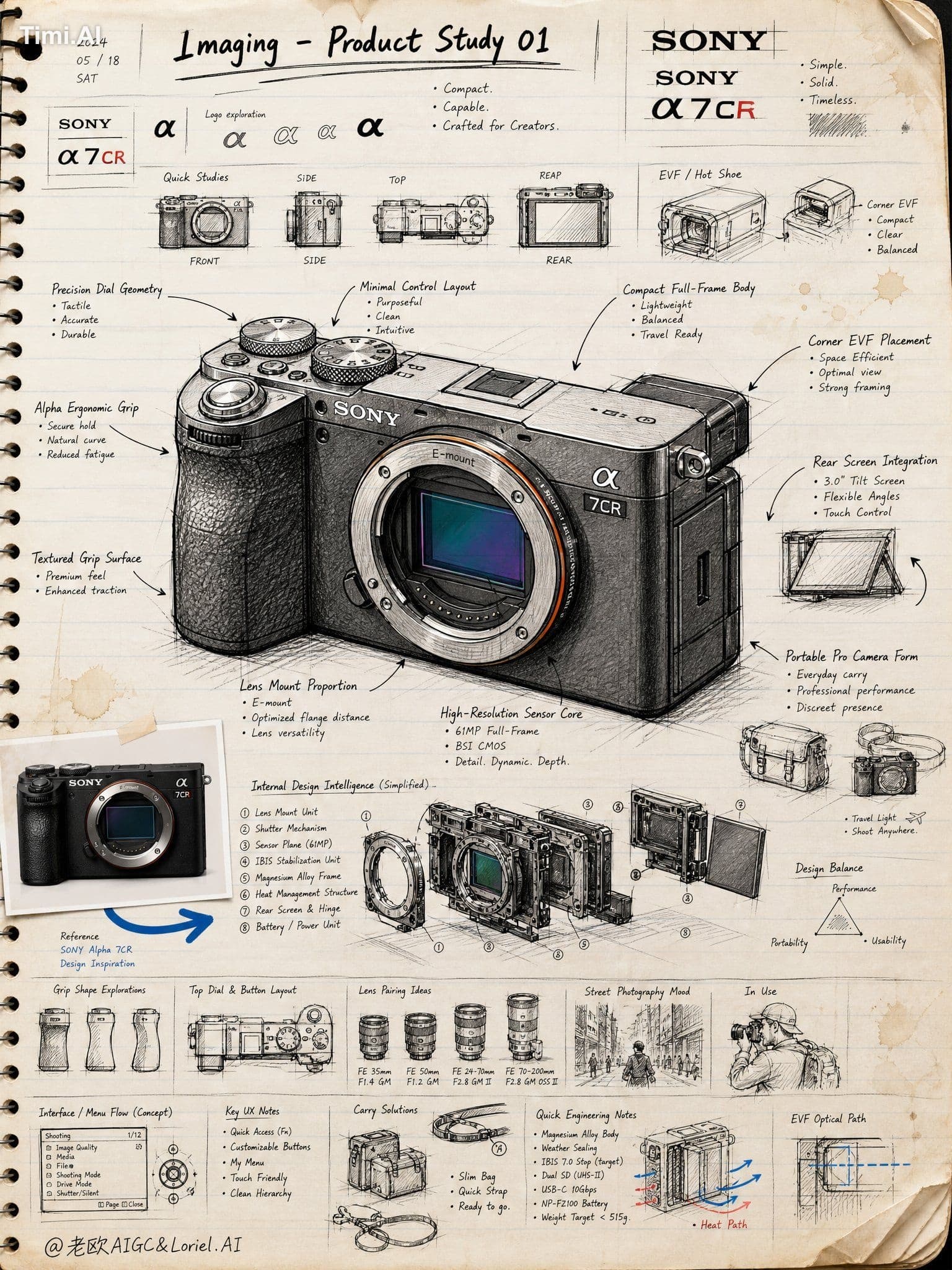generic DSLR, cartoon camera, futuristic sci-fi body, low-de