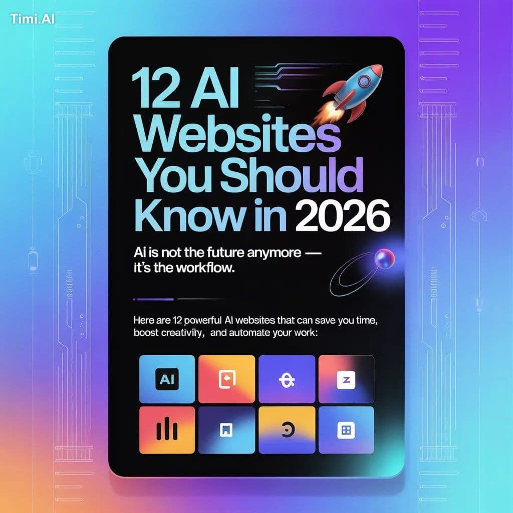 🚀 12 Best AI Websites Every Professional Should Use in 2026
